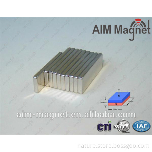 Strong Block Thin Neodymium Magnet Strip